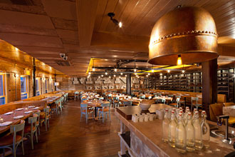 Cork Ceiling Tile at Catch Restaurant