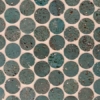 Cork Mosaic Teal Solid Color