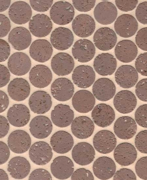 Cork Mosaic Truffle Solid Color