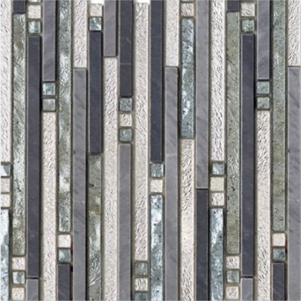 Fibers Lignite Thick Mosaic - THE HABITUS COLLECTION