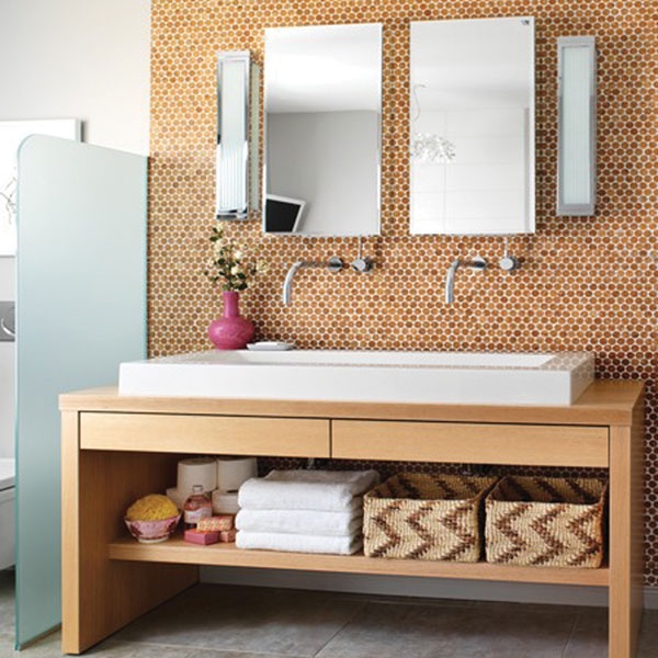 Habitus Cork Mosaic Penny Tile