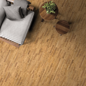 Habitus Striata Natural Designer Cork Flooring