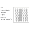 Clover Goldlime Glass Mosaic - Image 2