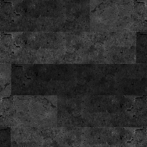 nacimiento mar Mediterráneo Enjuiciar Black Cork Brick Wall Tile - THE HABITUS COLLECTION