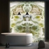 Gem Boulder Opalescent Glass Slab 47